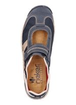 Rieker pantoffel met verstelbare klittenbandsluiting 